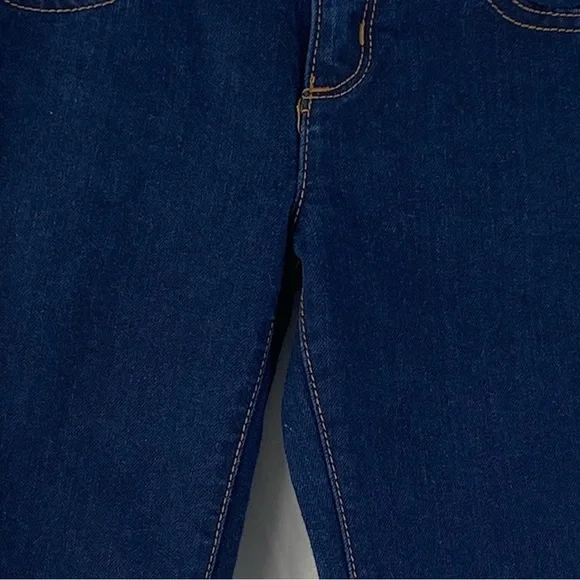 The Children’s Place Girl Skinny Dark Blue Jeans Waist Adjustable Band Size 6 - Picture 6 of 16